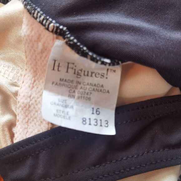 80s One Piece Tropical Swimsuit Floral Crossover Front With Plunge Low Back - Picture 8 of 8